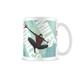 Spider-Man Miles Morales Mug Green/White/Red (One Size)