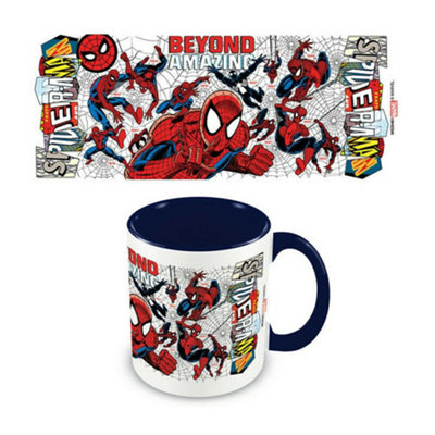 Spider-Man Timeless Costume Mug White/Black/Red (One Size)