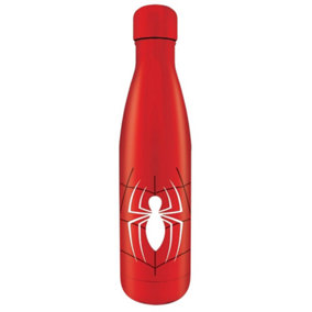 Spider-Man Torso Metal Water Bottle Red (One Size)