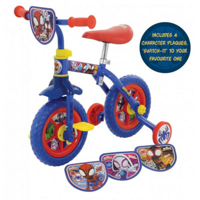 Spidey and his Amazing Friends Switch It Multi Character 2in1 Training Bike