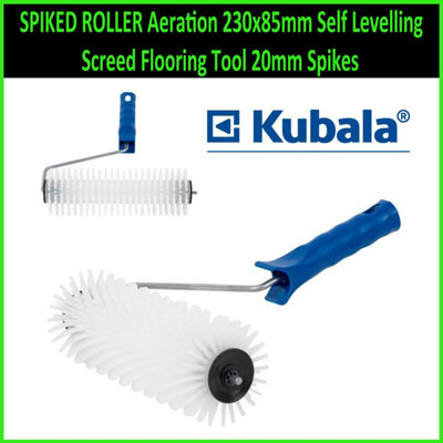 SPIKED ROLLER Aeration 230x85mm Self Levelling Screed Flooring Tool 20mm Spikes