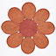 Spinnigfields 120D Pink Color Single Flower Jute Rug
