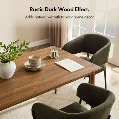 Spinningfield Dining Table, 6 Seater Kitchen Table for Dining Room ...