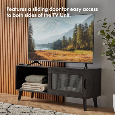 55 inch sliding door store tv console