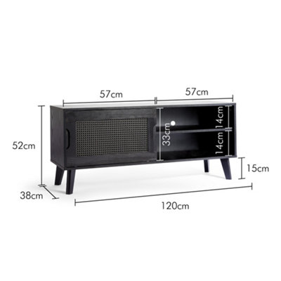 Rattan tv deals unit big w