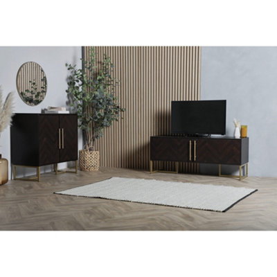 Chevron credenza deals