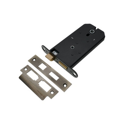 SPIRA BRASS 3 Lever Horizontal Bathroom Lock 6