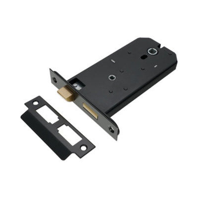 SPIRA BRASS 3 Lever Horizontal Bathroom Lock 6