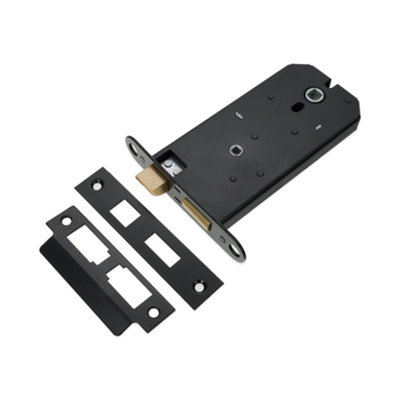 SPIRA BRASS 3 Lever Horizontal Bathroom Lock 6