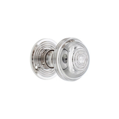 Infinity Decor Solid Brass Georgian Rope Design Mortice Door Knobs Set - View #3