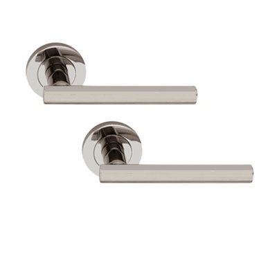 SPIRA BRASS Jura Lever Door Handle Satin Nickel