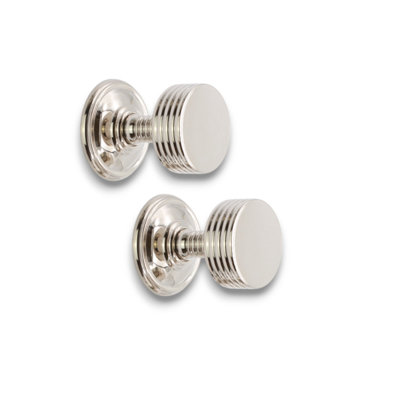 SPIRA BRASS Oxford Mortice Door Knob Polished Nickel