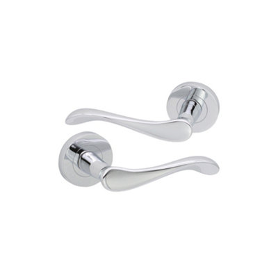 SPIRA BRASS Rosalie Lever on Rose Polished Chrome