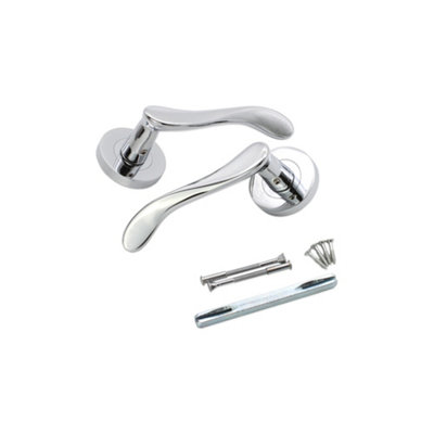 SPIRA BRASS Rosalie Lever on Rose Polished Chrome