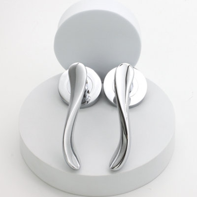 SPIRA BRASS Rosalie Lever on Rose Polished Chrome