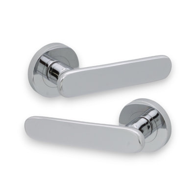 SPIRA BRASS Skyla Lever Door Handle Polished Chrome