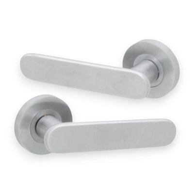 SPIRA BRASS Skyla Lever Door Handle Satin Chrome
