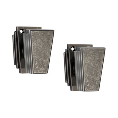 SPIRA BRASS Triago Door Knob Pewter