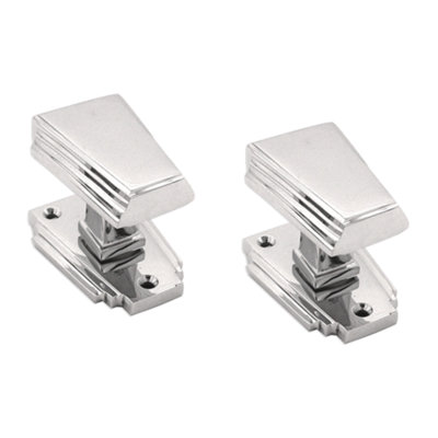 SPIRA BRASS Triago Door Knob Polished Chrome