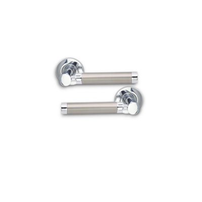 SPIRA BRASS Zest Lever Door Handle Dual Tone