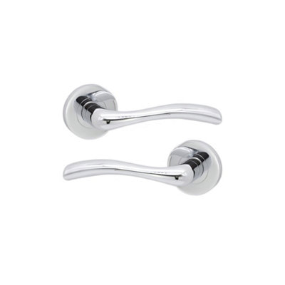 SPIRA BRASS Zofie Lever on Rose Polished Chrome