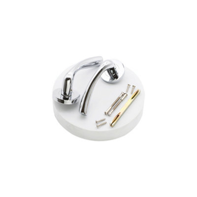 SPIRA BRASS Zofie Lever on Rose Polished Chrome
