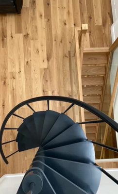 Spiral Staircase Dolle Calgary Anthracite 120cm