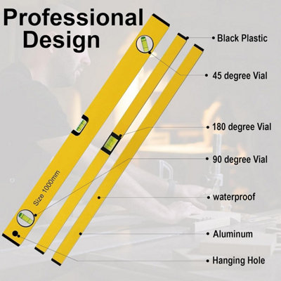 Spirit Level, 3pcs High Accuracy Spirit Level Set Lightweight DIY ...