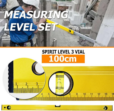 Spirit Level, 3pcs High Accuracy Spirit Level Set Lightweight DIY ...