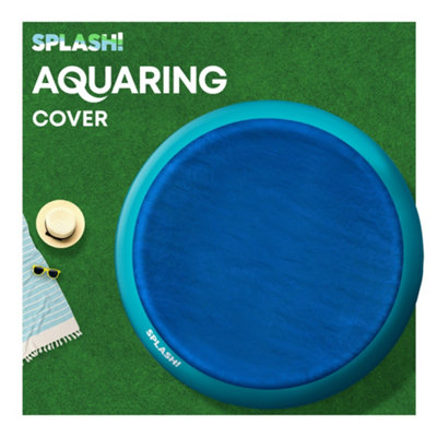 SPLASH AquaRing Swimming Pool Cover - Round Paddling Pool Protection, 8ft