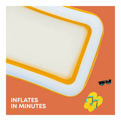 SPLASH Inflatable Paddling Pool - 6.5ft, Lightweight, Durable, Easy ...