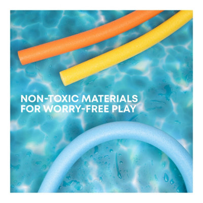 SPLASH Light Blue Pool Noodle Foam Swimming Noodle Float Swim Noodle ...