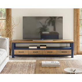 Splash of Blue - Super Sized Widescreen Television cabinet