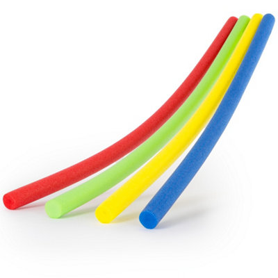 12 Pcs Floating Pool Noodles - 1.5x30 Inch Foam Tubes With Tapes 1 thumbnail image