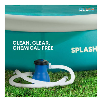 SPLASH Water Filter Pump for Swimming Pools, Aquariums, and Tanks - 300gal