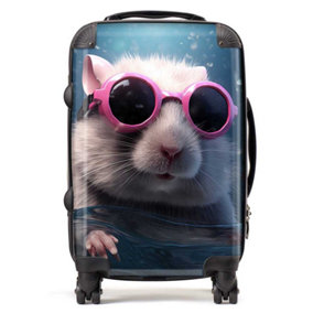 Splashart DoorMouse with Pink Glasses Suitcase - Cabin