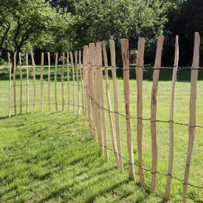 Split Hazel Fencing Roll 5m x 1.2m - 3