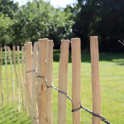 Split Hazel Fencing Roll 5m x 1.5m - 3