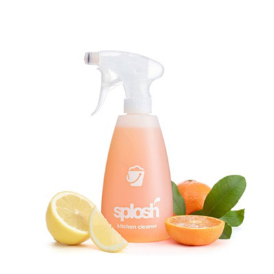 Splosh Kitchen cleaner Clementine & lemon Cleaning Bottles DIY at B&Q