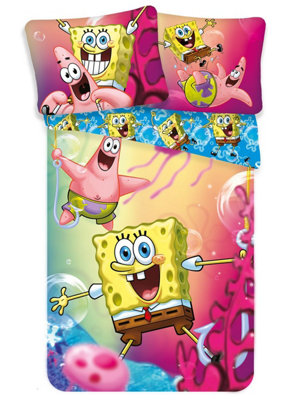 Spongebob duvet 2025 cover single