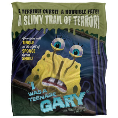 SpongeBob SquarePants Teenage Gary Silky Supersoft Blanket ...