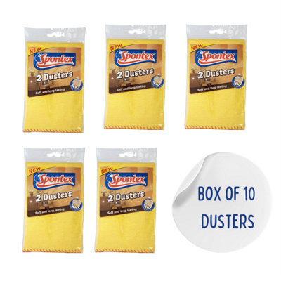 Spontex Dusters Set - 2-Pack x 10 (Total of 20 Dusters) 19900037