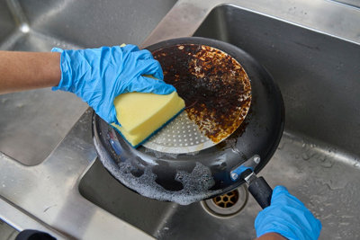 Spontex Specialist Washing Up Sponge Scourers XL Hard Wearing ...
