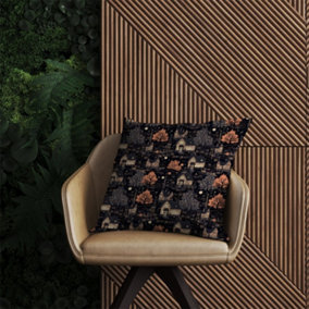 Spooky Haunted Houses Pattern Outdoor Cushion 60cm x 60cm