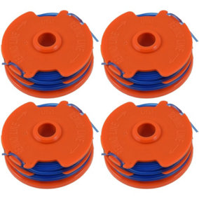 Spool & Line For Qualcast Strimmers 1.5 mm x 2 mm x 5 metre Pack of 4 by Ufixt