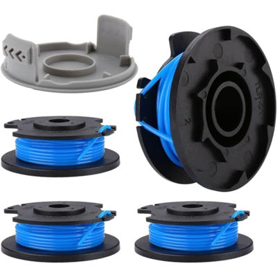 Bobine Fil Pour Ryobi One+ RAC124 AC14RL3A OLT1823 1832 RLT1825 1830 18v 24v 40v Pieces De Rechange Coupe Bordure 4 Pieces 90313417