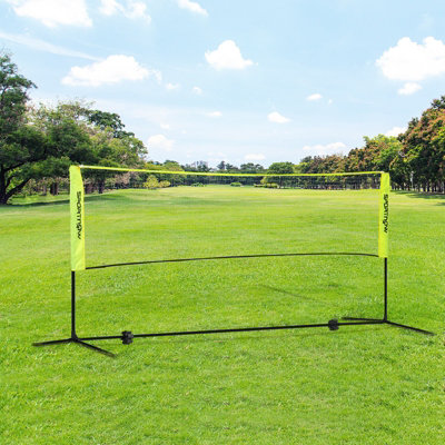 SPORTNOW 3m Badminton Net, Adjustable Sports Net for Tennis, Volleyball