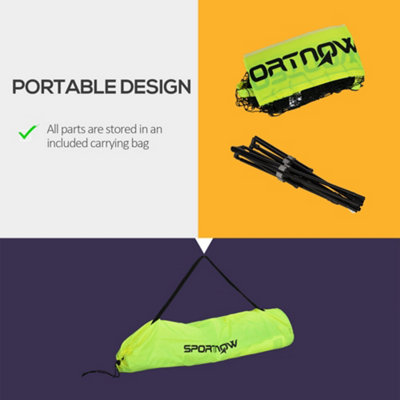 SPORTNOW 4m Badminton Net, Adjustable Sports Net for Tennis, Volleyball