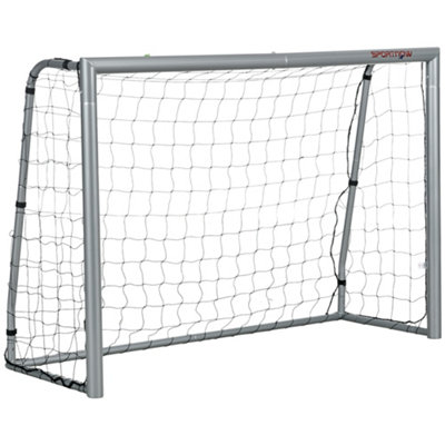 SPORTNOW 6ft x 2ft Football Goal, Simple Set Up Football Training Net