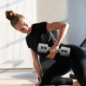 SPORTNOW Adjustable Dumbbells Set, Fast Adjust and Compact, 2.5kg x 2